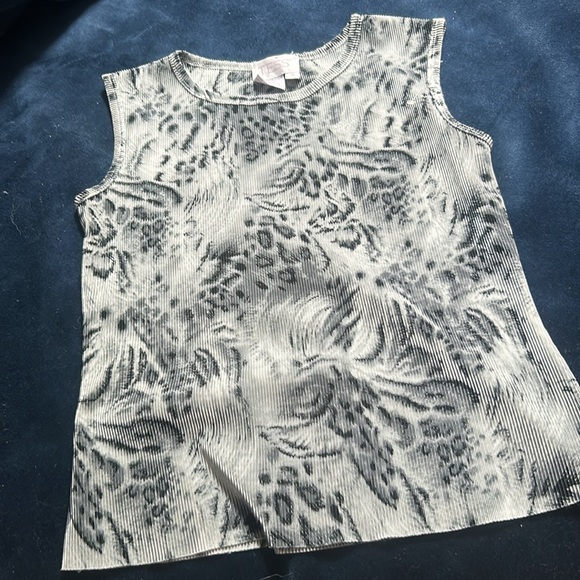 Tess Vintage‎ Y2K Animal Print Blouse - Picture 1 of 5